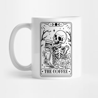 Skeleton Coffee Tarot Card Mug